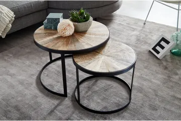 Willowdale Satsbord 60 cm Runt - Mörkgrå/Svart - Möbler - Bord & matgrupp - Soffbord