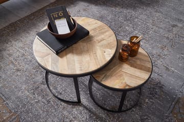 Willowdale Satsbord 60 cm Runt - Natur/Svart - Möbler - Bord & matgrupp - Soffbord