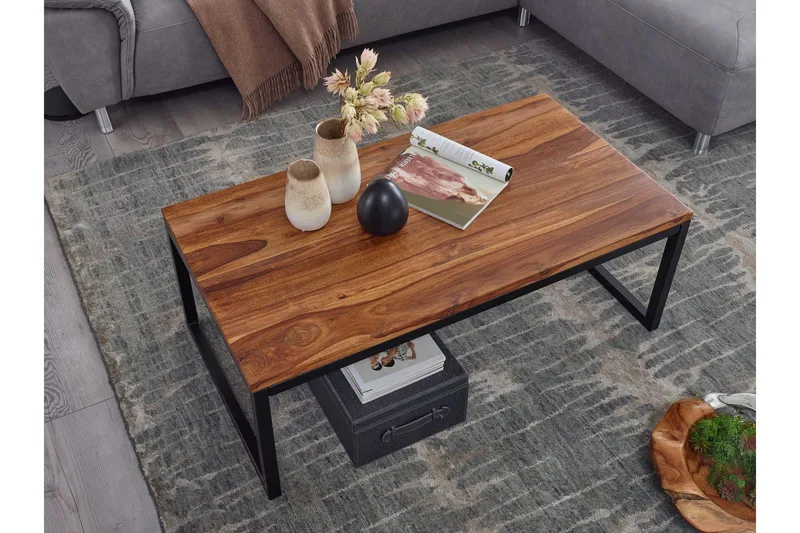 Willowdale Soffbord 110 cm - Teak/Svart - Möbler - Bord & matgrupp - Soffbord