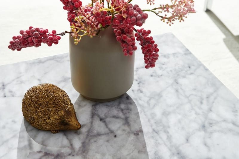 Willowdale Soffbord 60 cm Marmormönster - Vit/Grå - Möbler - Bord & matgrupp - Soffbord