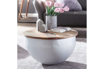 Willowdale Soffbord 60 cm Runt - Brun/Vit - Möbler - Bord & matgrupp - Soffbord