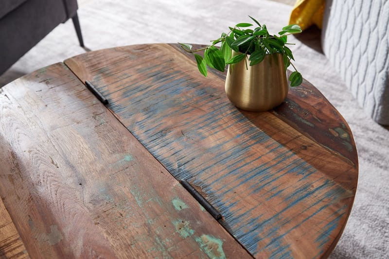 Willowdale Soffbord 60 cm Runt - Brun/Vit - Möbler - Bord & matgrupp - Soffbord