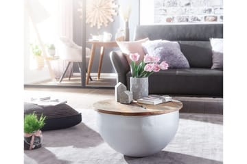 Willowdale Soffbord 60 cm Runt - Brun/Vit - Möbler - Bord & matgrupp - Soffbord