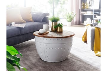 Willowdale Soffbord 60 cm Runt - Brun/Vit - Möbler - Bord & matgrupp - Soffbord