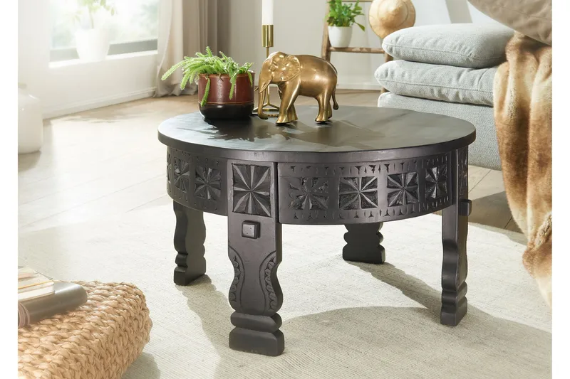 Willowdale Soffbord 60 cm Runt - Svart - Möbler - Bord & matgrupp - Soffbord