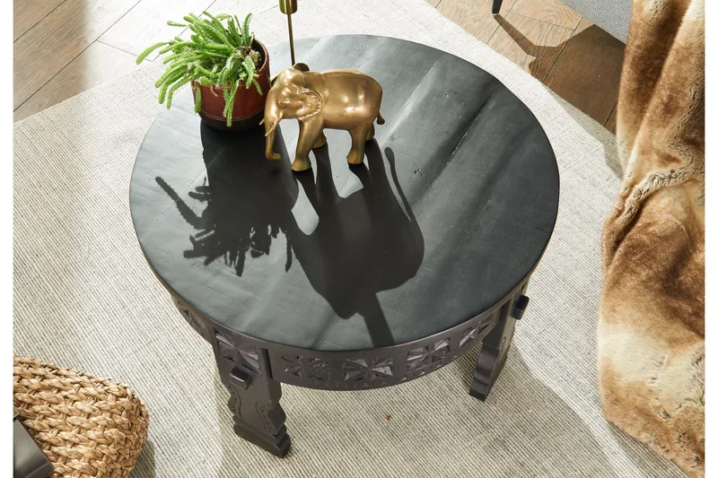 Willowdale Soffbord 60 cm Runt - Svart - Möbler - Bord & matgrupp - Soffbord