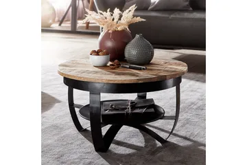 Willowdale Soffbord 60x34 cm med Förvaring Runt - Brun/Svart - Möbler - Bord & matgrupp - Soffbord