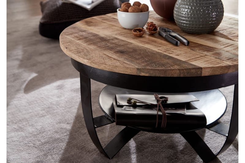 Willowdale Soffbord 60x34 cm med Förvaring Runt - Brun/Svart - Möbler - Bord & matgrupp - Soffbord