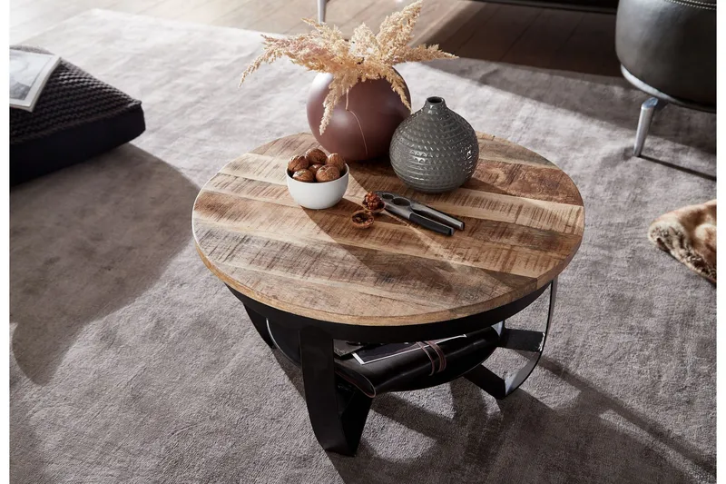 Willowdale Soffbord 60x34 cm med Förvaring Runt - Brun/Svart - Möbler - Bord & matgrupp - Soffbord