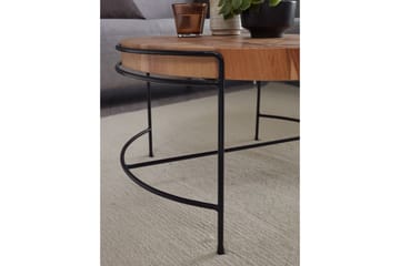 Willowdale Soffbord 62x40 cm Runt - Brun/Svart - Möbler - Bord & matgrupp - Soffbord