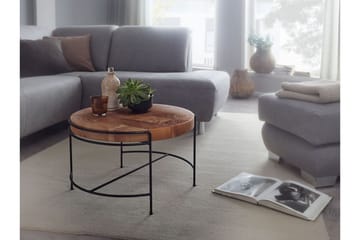 Willowdale Soffbord 62x40 cm Runt - Brun/Svart - Möbler - Bord & matgrupp - Soffbord