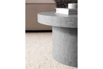 Soffbord Wohnling 60 cm vardagsrumsbord soffbord runt litet soffbord modern Grå - Grå - Möbler - Bord & matgrupp - Soffbord