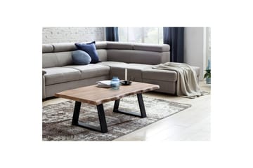 Soffbord Wohnling Gaya massiv akacia trädkantlook lantlig stil - Möbler - Bord & matgrupp - Soffbord