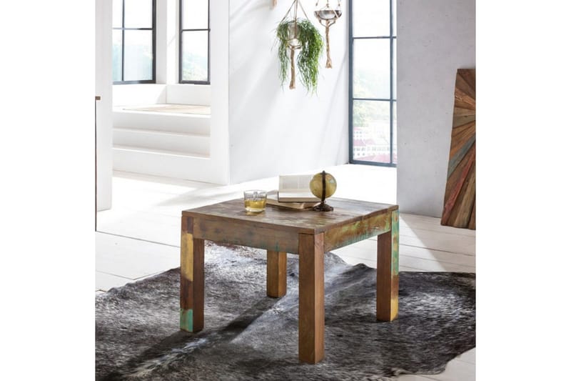 Soffbord Wohnling Kolkutta Återvunnet Massivt Trä Handgjord Lantlig Stil - Möbler - Bord & matgrupp - Soffbord