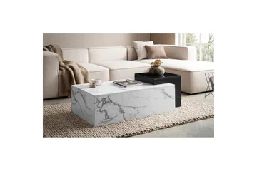 Soffbord Wohnling Marmorblockutseende Rektangulär Modern - Möbler - Bord & matgrupp - Marmorbord