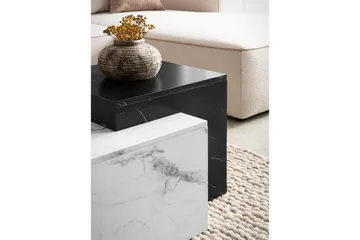 Soffbord Wohnling Marmorblockutseende Rektangulär Modern - Möbler - Bord & matgrupp - Soffbord
