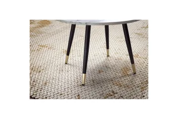 Soffbord Wohnling marmorlook 60 cm rund, modern stil Marmor Vit - Marmor Vit - Möbler - Bord & matgrupp - Soffbord