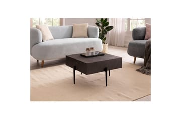 Soffbord Wohnling Massivt fyrkantigt trä i modern stenlook, modern - Möbler - Bord & matgrupp - Soffbord