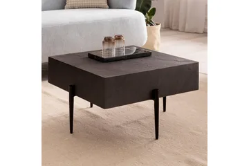 Soffbord Wohnling Massivt fyrkantigt trä i modern stenlook, modern - Möbler - Bord & matgrupp - Soffbord