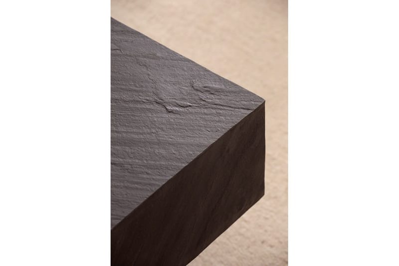 Soffbord Wohnling Massivt fyrkantigt trä i modern stenlook, modern - Möbler - Bord & matgrupp - Soffbord