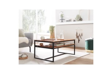 Soffbord Wohnling Massivt trä 100 cm rektangulär med bricka modern - Möbler - Bord & matgrupp - Soffbord