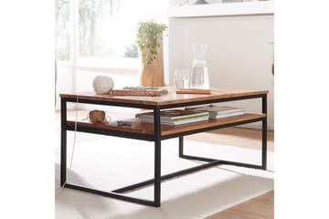 Soffbord Wohnling Massivt trä 100 cm rektangulär med bricka modern - Möbler - Bord & matgrupp - Soffbord