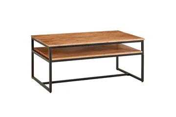 Soffbord Wohnling Massivt trä 100 cm rektangulär med bricka modern - Möbler - Bord & matgrupp - Soffbord