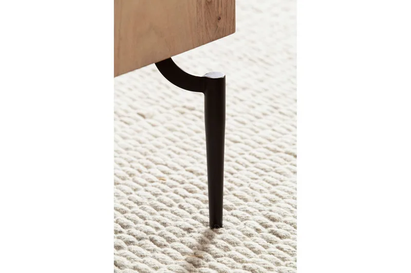 Soffbord Wohnling massivt trä 60 cm kub, fyrkantig, modern stil ljusbrun - ljusbrun - Möbler - Bord & matgrupp - Soffbord