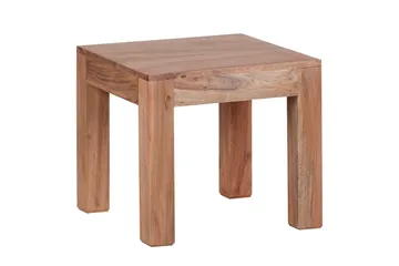 Soffbord Wohnling Massivt trä Lantstil Klassisk Handgjord 45x45 cm, Akacia - 45x45 cm, Akacia - Möbler - Bord & matgrupp - Soffbord