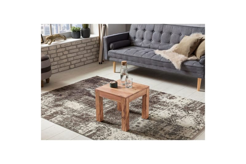 Soffbord Wohnling Massivt trä Lantstil Klassisk Handgjord 45x45 cm, Akacia - 45x45 cm, Akacia - Möbler - Bord & matgrupp - Soffbord