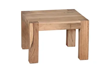 Soffbord Wohnling Massivt trä Lantstil Klassisk Handgjord 60x60 cm, Akacia - 60x60 cm, Akacia - Möbler - Bord & matgrupp - Soffbord