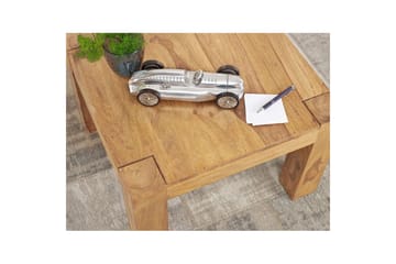 Soffbord Wohnling Massivt trä Lantstil Klassisk Handgjord 60x60 cm, Akacia - 60x60 cm, Akacia - Möbler - Bord & matgrupp - Soffbord