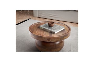 Soffbord Wohnling Massivt trä mango 50 cm organisk optik modern - Möbler - Bord & matgrupp - Soffbord
