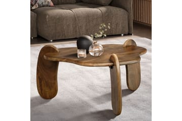 Soffbord Wohnling Massivt trä mango 78 cm organisk optik modern - Möbler - Bord & matgrupp - Soffbord