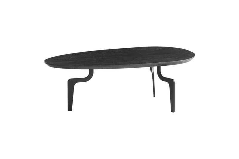 Soffbord Wohnling Massivt trä oval 86 cm modern - Möbler - Bord & matgrupp - Soffbord
