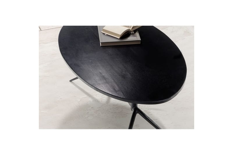 Soffbord Wohnling Massivt trä oval 90 cm modern - Möbler - Bord & matgrupp - Soffbord