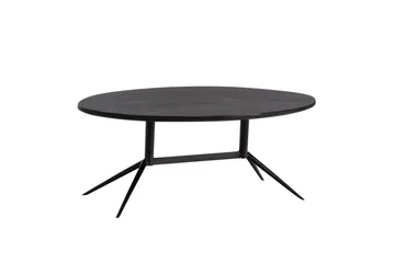 Soffbord Wohnling Massivt trä oval 90 cm modern - Möbler - Bord & matgrupp - Soffbord