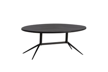 Soffbord Wohnling Massivt trä oval 90 cm modern - Möbler - Bord & matgrupp - Soffbord