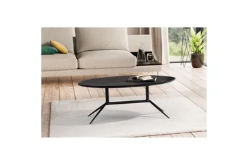 Soffbord Wohnling Massivt trä oval 90 cm modern - Möbler - Bord & matgrupp - Soffbord