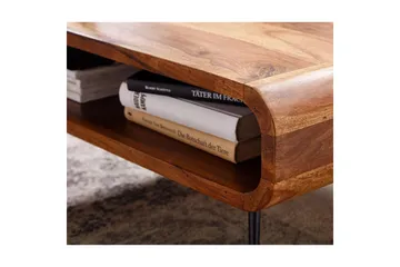 Soffbord Wohnling Massivt trä rektangulär rundade hörn lantligt - Möbler - Bord & matgrupp - Soffbord