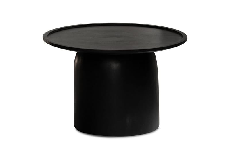 Soffbord Wohnling Massivt trä rund 60 cm cylinderstil bas klassisk modern - Möbler - Bord & matgrupp - Soffbord