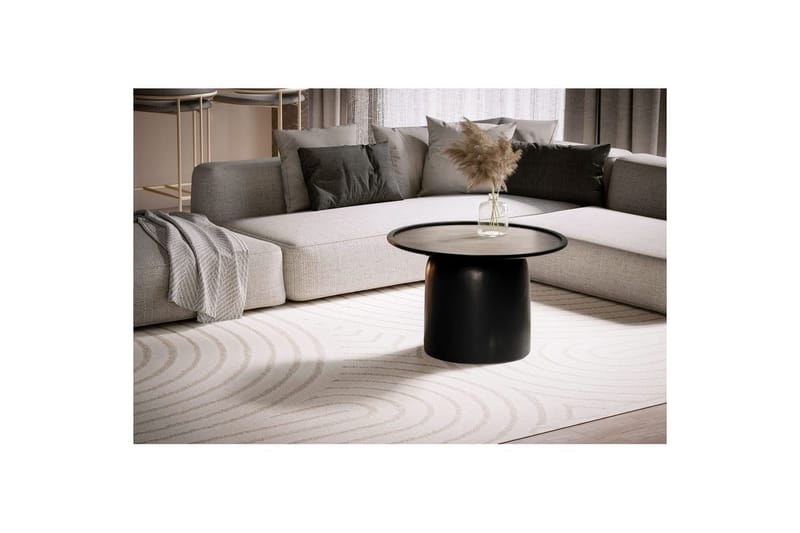 Soffbord Wohnling Massivt trä rund 60 cm cylinderstil bas klassisk modern - Möbler - Bord & matgrupp - Soffbord