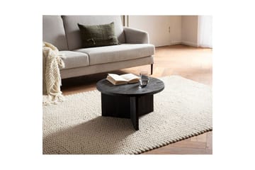 Soffbord Wohnling Massivt trä rund 60 cm klassisk bas lantligt - Möbler - Bord & matgrupp - Soffbord