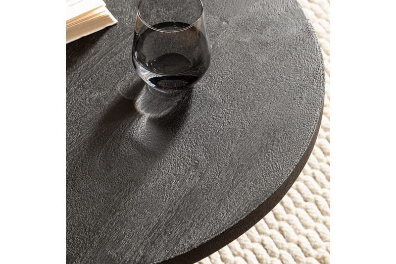 Soffbord Wohnling Massivt trä rund 60 cm klassisk bas lantligt - Möbler - Bord & matgrupp - Soffbord