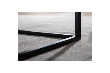 Soffbord Wohnling metall fyrkantig, modern stil Svart - Svart - Möbler - Bord & matgrupp - Soffbord