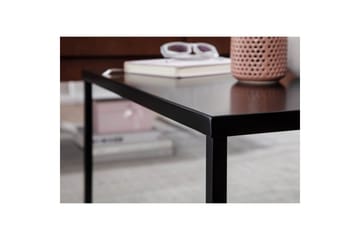 Soffbord Wohnling metall fyrkantig, modern stil Svart - Svart - Möbler - Bord & matgrupp - Soffbord