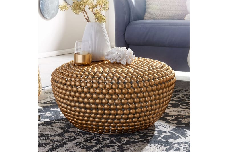 Soffbord Wohnling Metall Rund 60 cm Halvsfärisk Yta Modern - Möbler - Bord & matgrupp - Soffbord
