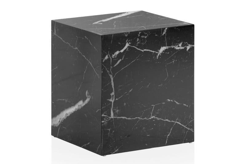 Soffbord Wohnling MONOBLOC marmorausseende 40x40x45 cm, modern stil Marmor Svart - Marmor Svart - Möbler - Bord & matgrupp - Soffbord