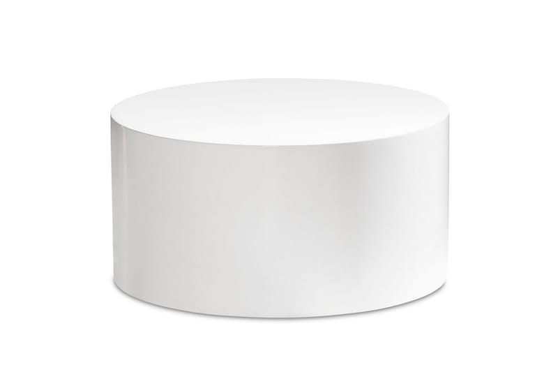 Soffbord Wohnling MONOBLOC rund 60 cm, modern stil Vit - Vit - Möbler - Bord & matgrupp - Soffbord