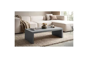 Soffbord Wohnling rektangulär 110 cm, stenoptik, modern look Grå - Grå - Möbler - Bord & matgrupp - Soffbord